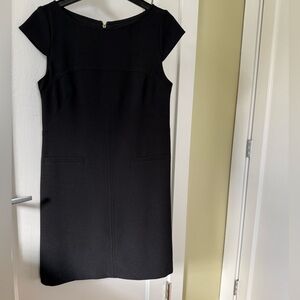 Vince Camuto Black Cap Sleeve Mini Dress
